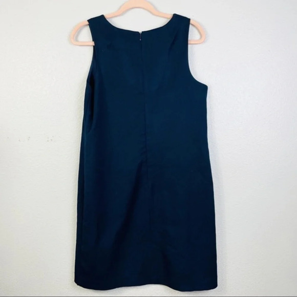 GAP Navy Blue Sleeveless Sheath Dress Size Small Tall - Picture 4 of 6